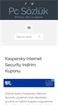 Mobile Screenshot of pcsozluk.com